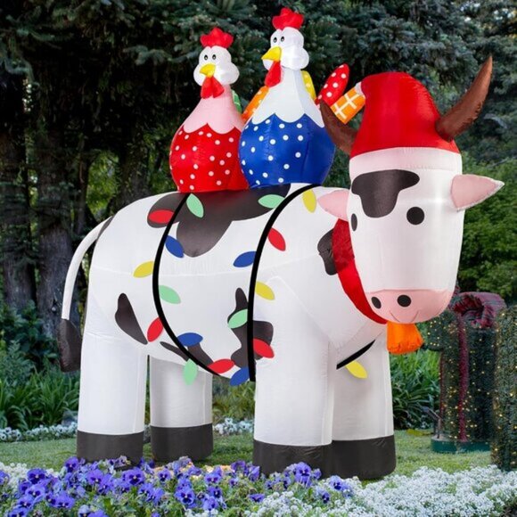 🆕6FT Christmas Inflatables Built-in LED Yard Outdoor Decorations - Picture 6 of 7